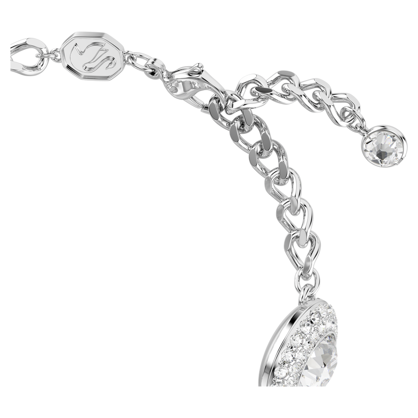 swarovski una angelic bracelet  white  rhodium plated