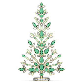 swarovski gema holiday tree green