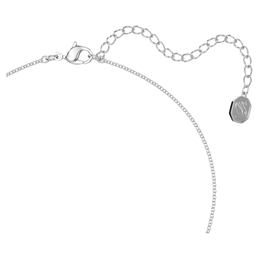 swarovski dextera pendant  white  rhodium plated