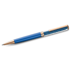 Crystalline Ballpoint Pen, Blue, Rose-gold tone plated