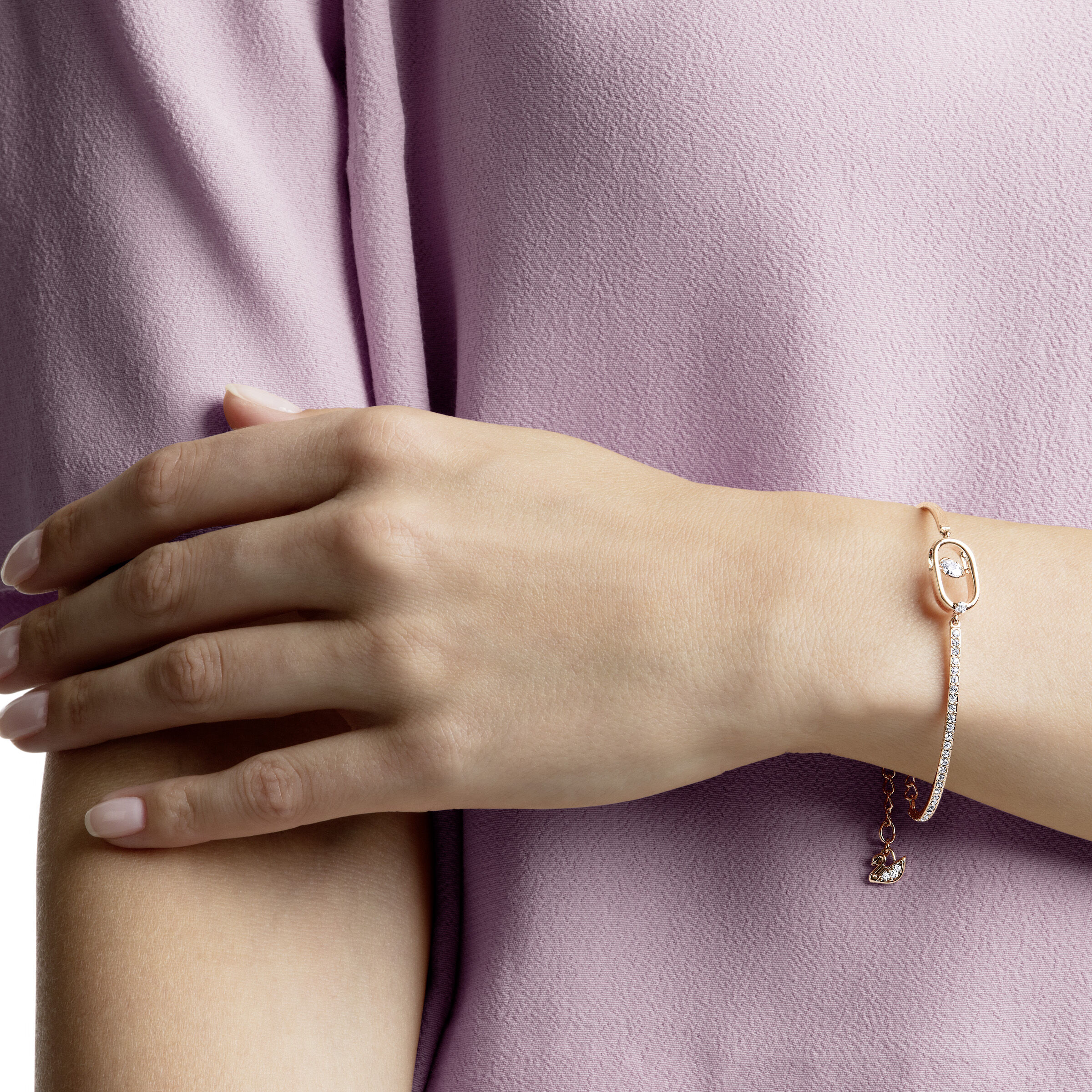 White rose gold clearance bracelet