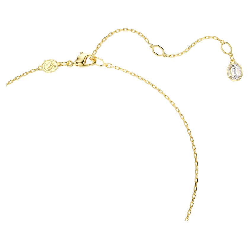 swarovski idyllia y pendant  mixed cuts  flower  multicolored  gold tone plated