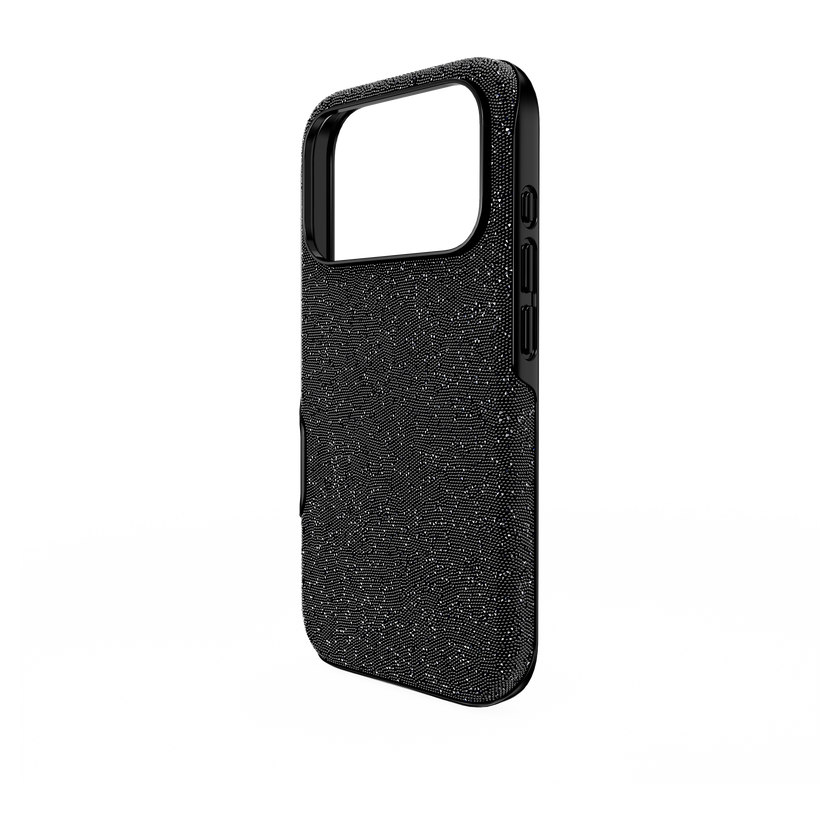 swarovski high smartphone case  iphone  17 pro  black