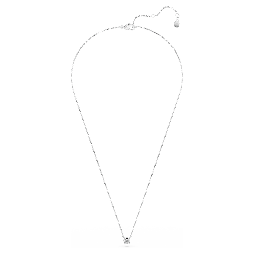 swarovski eternity pendant  lab grown diamonds 0 5 ct tw  round shape  sterling silver