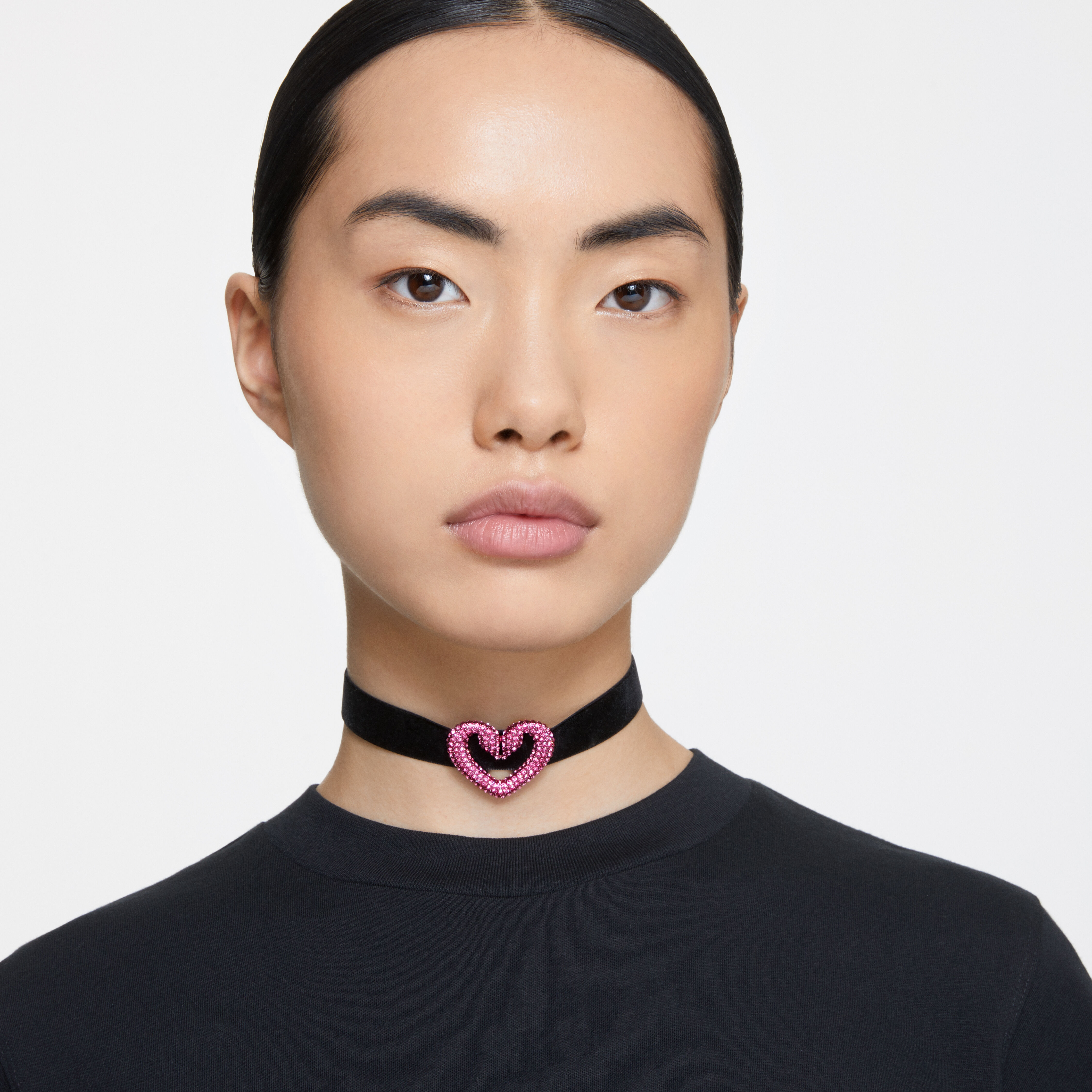 Swarovski on sale heart choker
