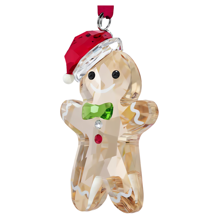 swarovski holiday cheers gingerbread man ornament