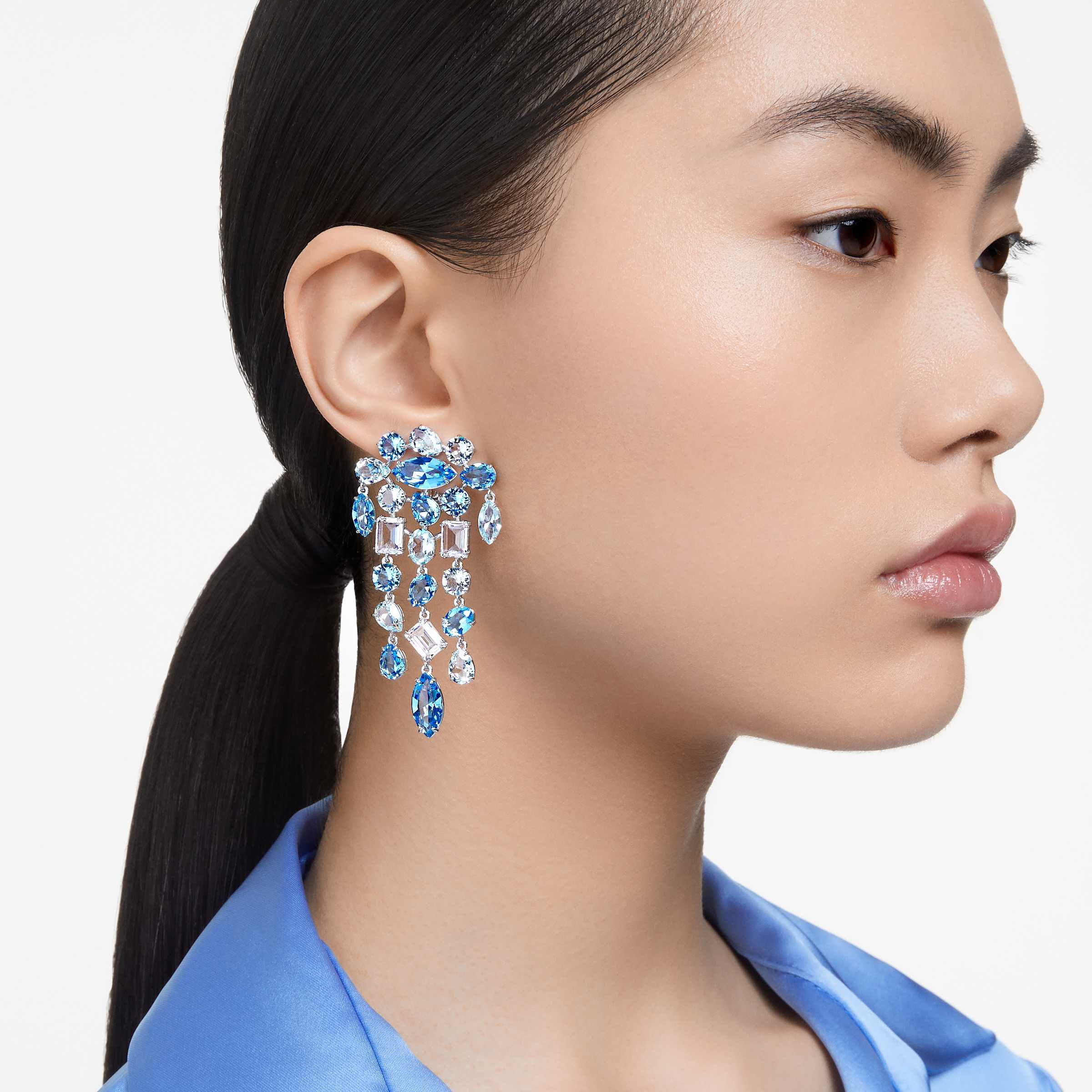 Swarovski earrings long hotsell