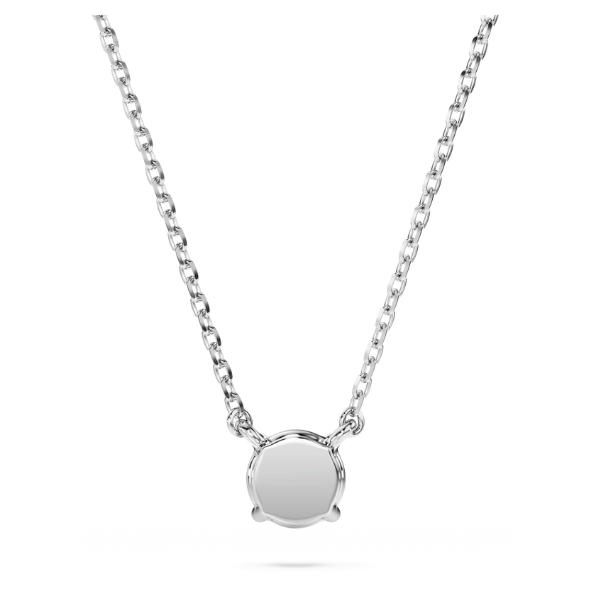 swarovski eternity pendant  lab grown diamonds 0 5 ct tw  round shape  sterling silver