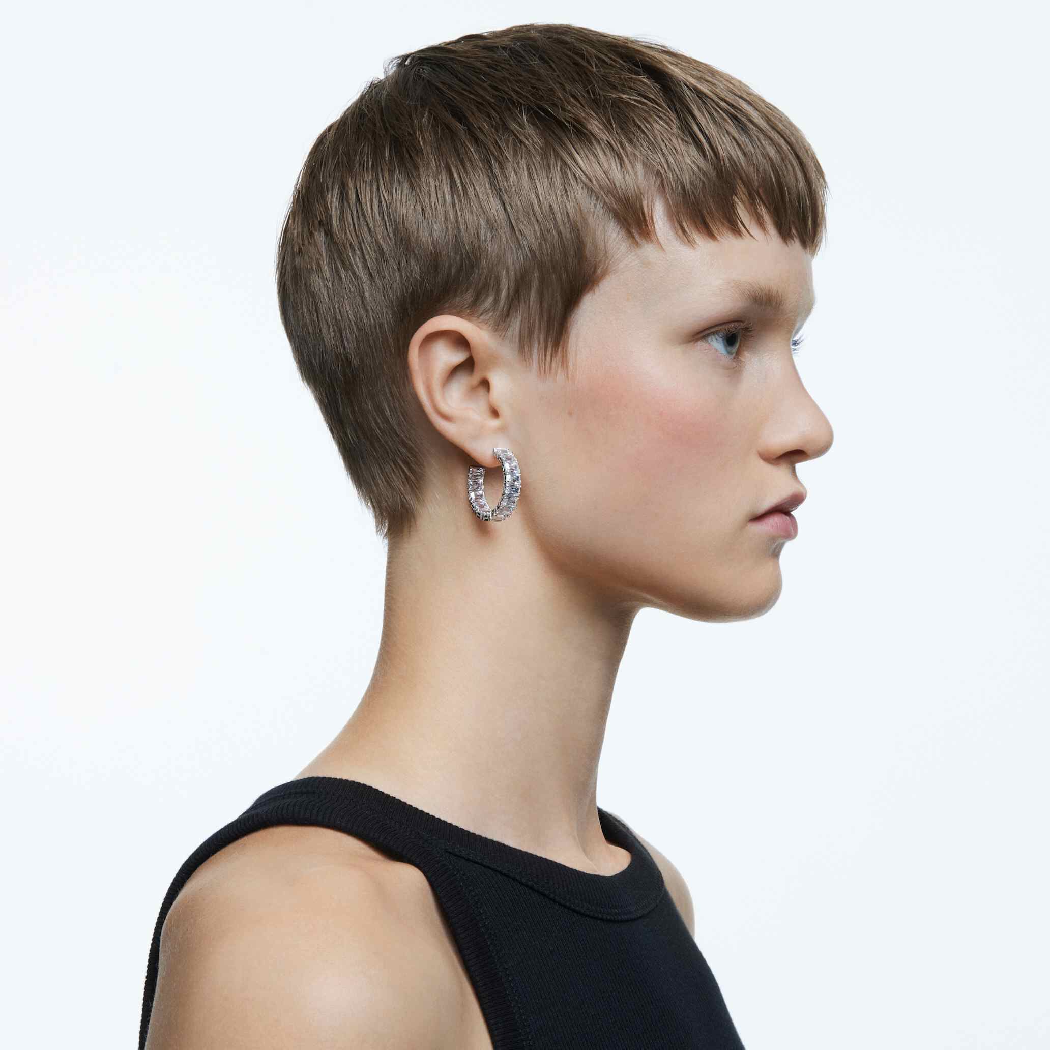 Octagon earrings hoop discount