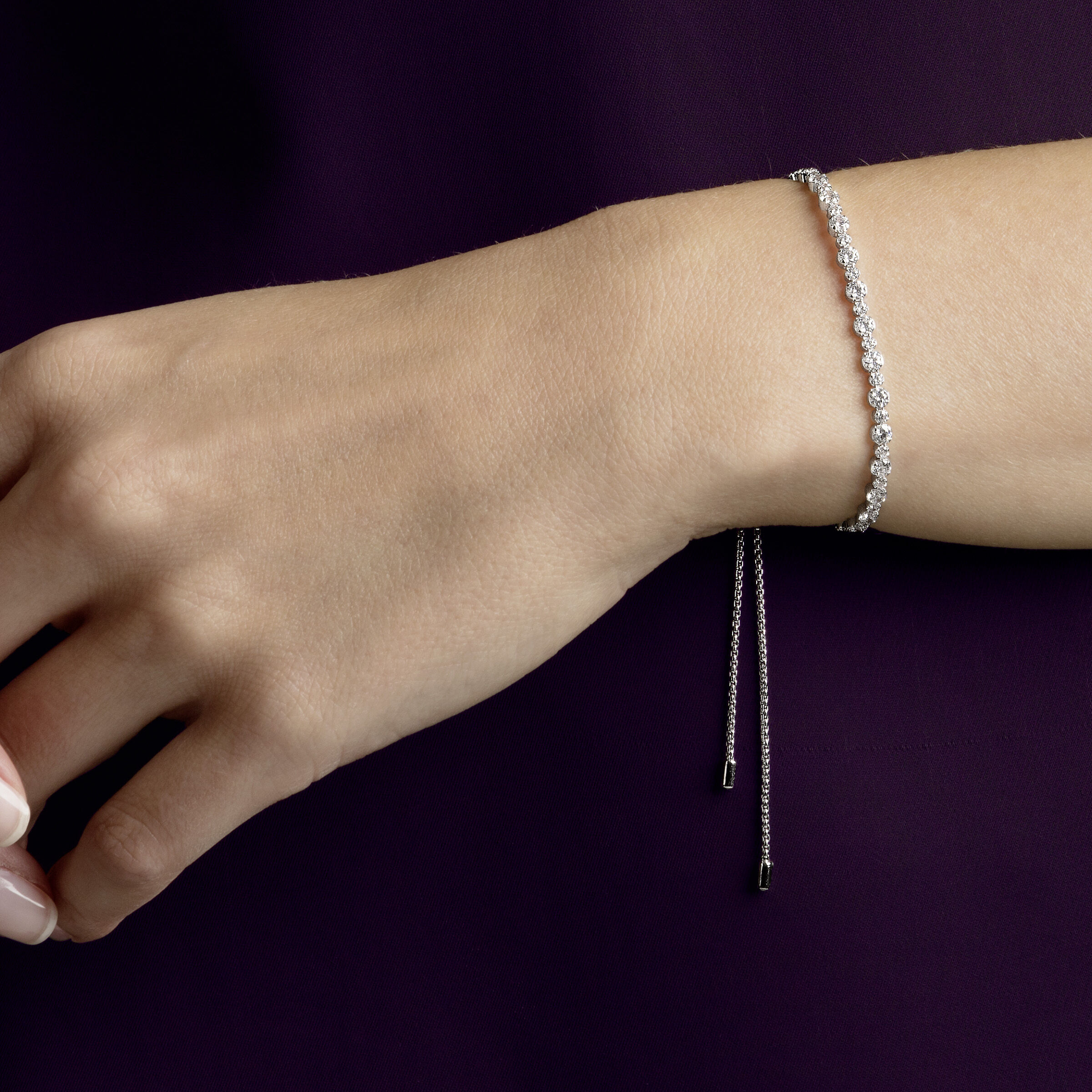 Swarovski subtle bracelet new arrivals rose gold