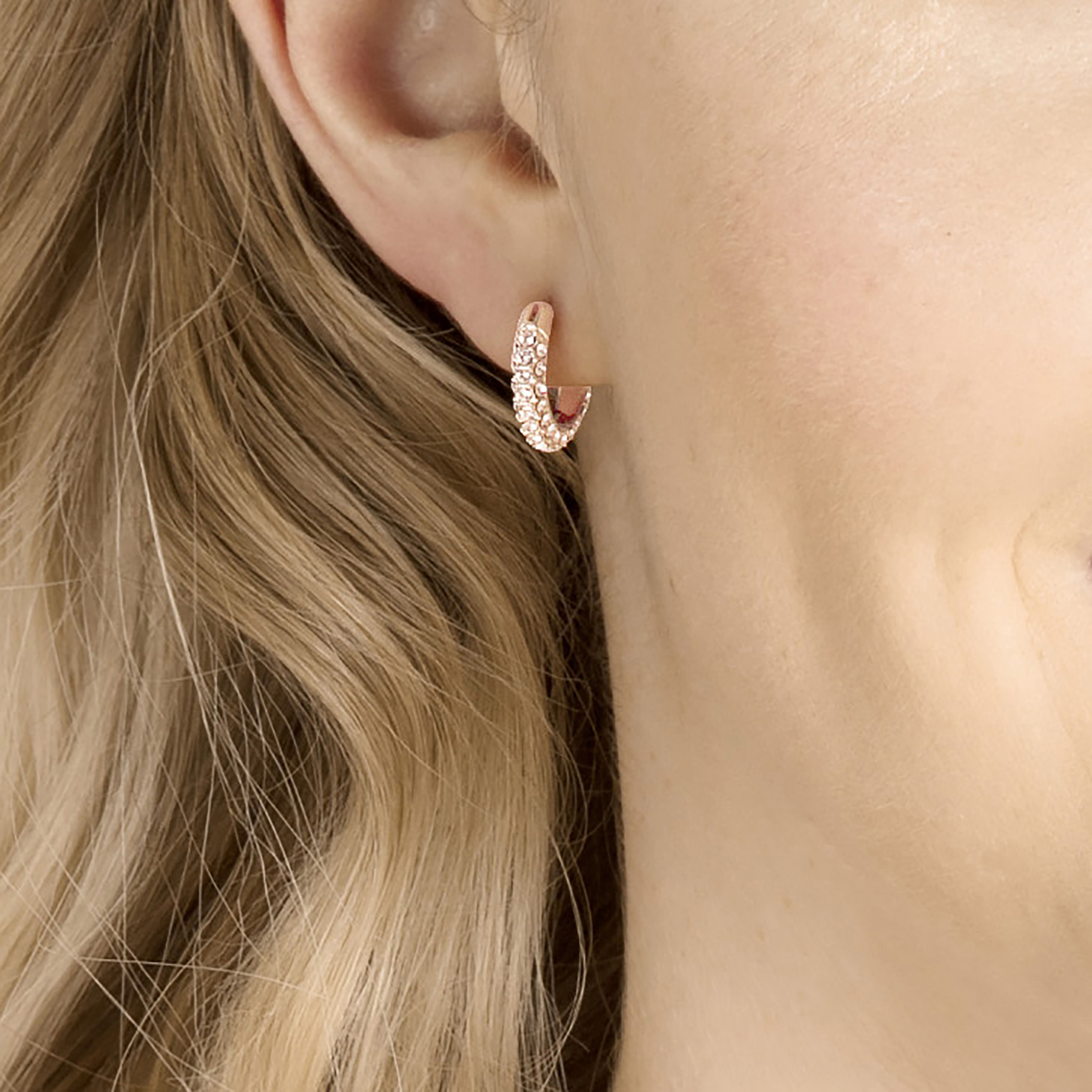 Rose gold stone earrings store