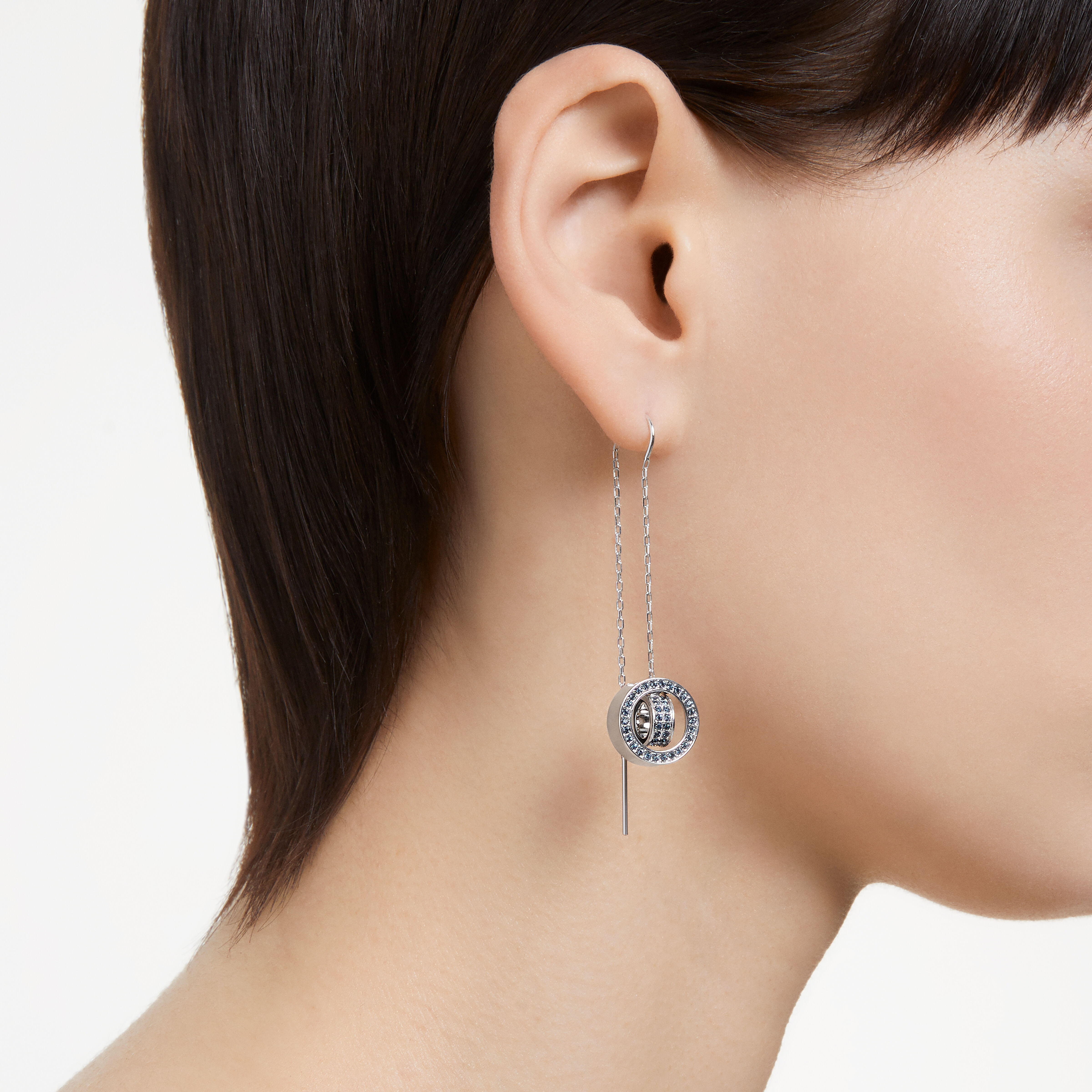 Swarovski hotsell hollow earrings