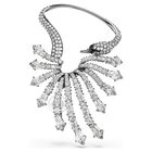 swarovski the vienna collection ear cuff swan white ruthenium plated