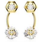 swarovski numina earring jackets mixed cuts white gold tone plated