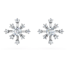 swarovski galaxy stud earrings  lab grown diamonds 0 5 ct tw  round shape  18k white gold
