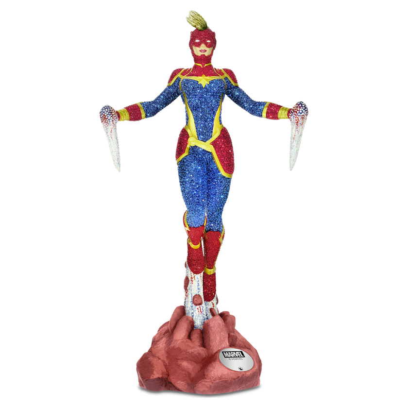 swarovski marvel captain marvel limited edition