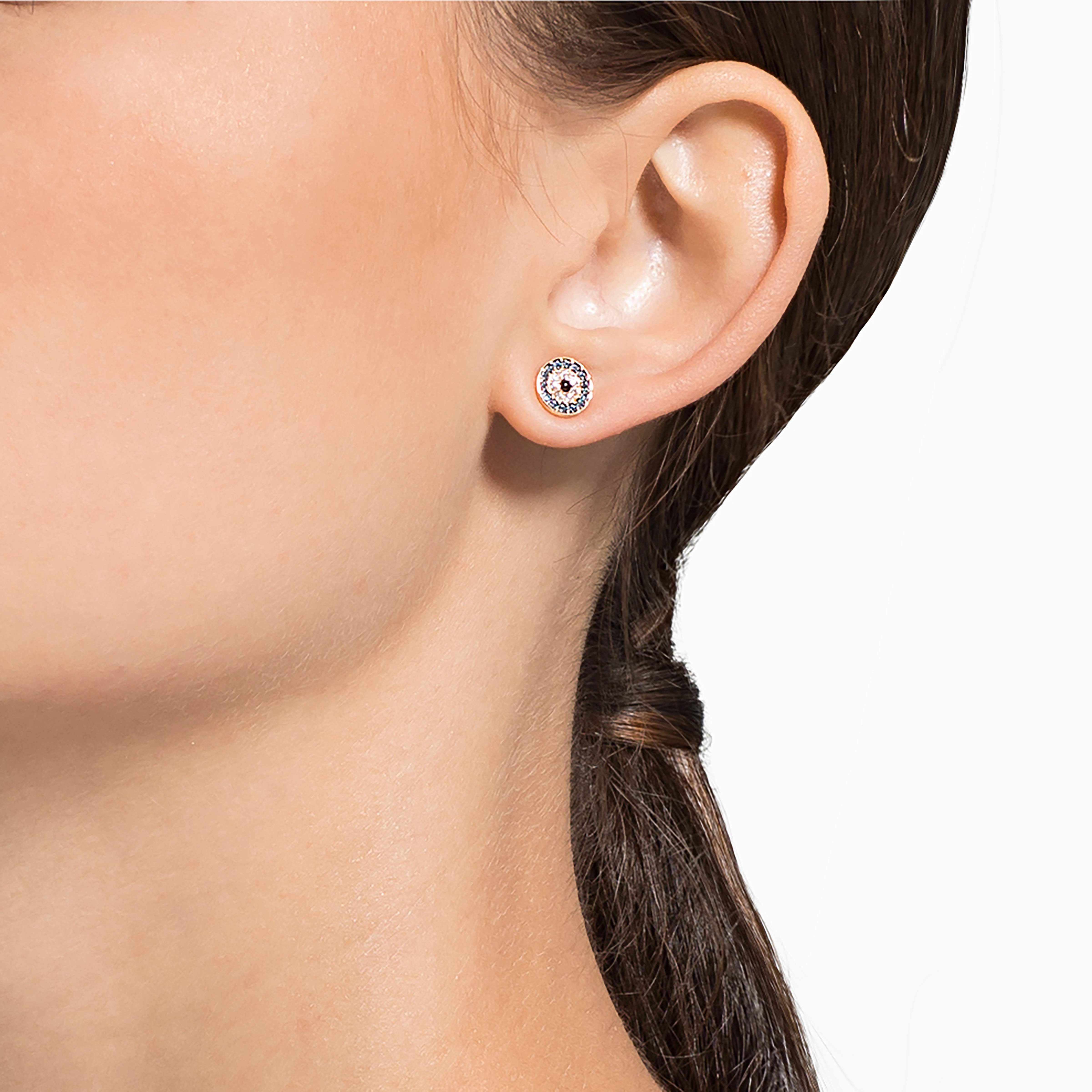 Swarovski luckily evil eye pierced earrings hotsell