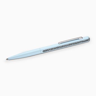 Crystal Shimmer Ballpoint Pen, Light Blue, Chromed plated