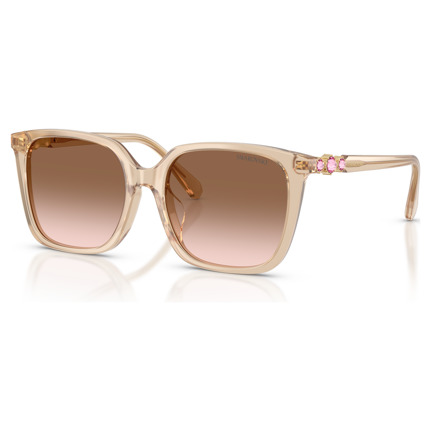 swarovski sunglasses  square shape  sk6049  beige