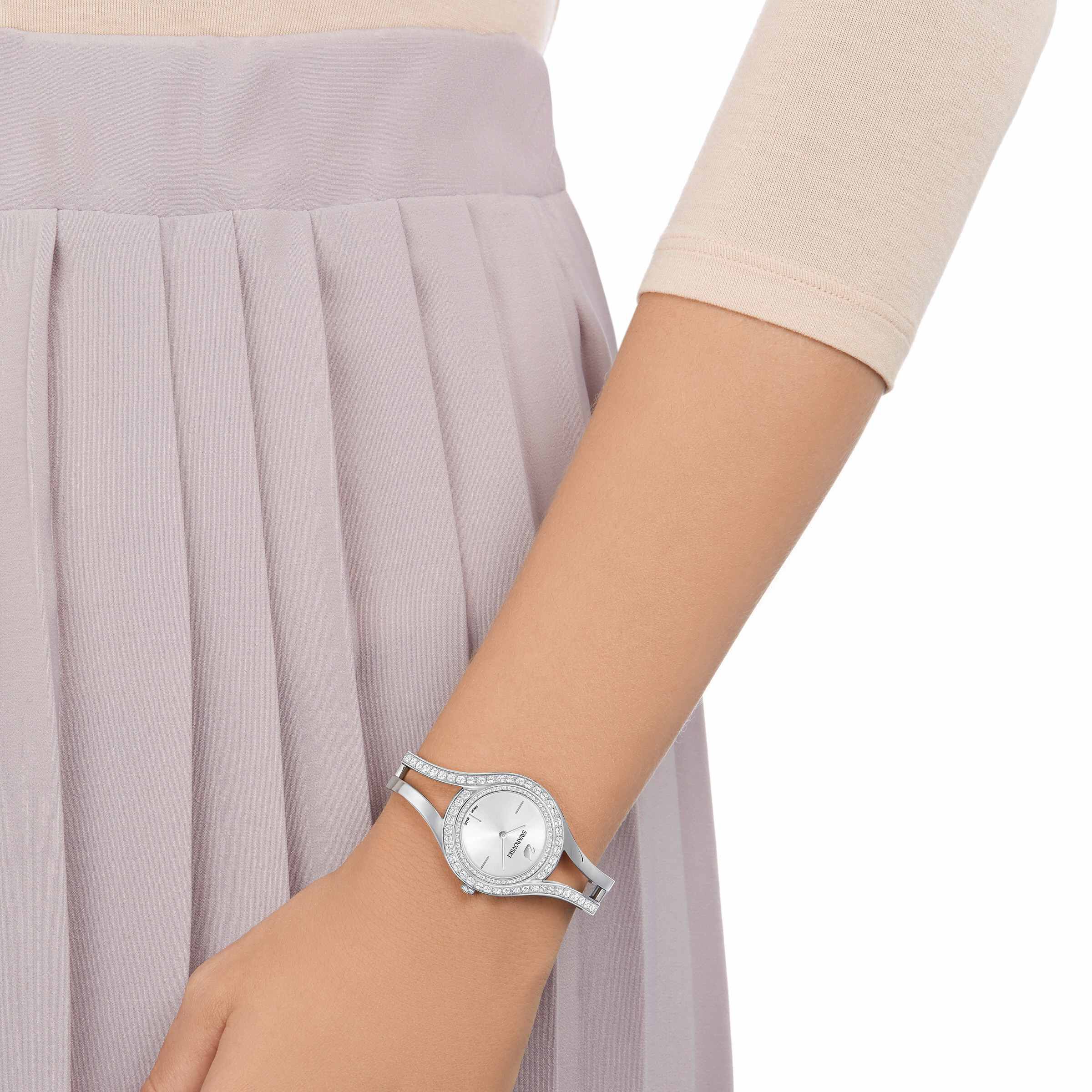 Buy Swarovski Eternal Watch Metal Bracelet White Silver Tone