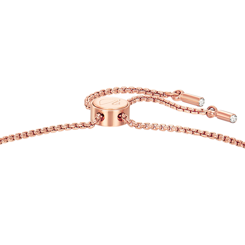 swarovski subtle bracelet  red  rose gold tone plated