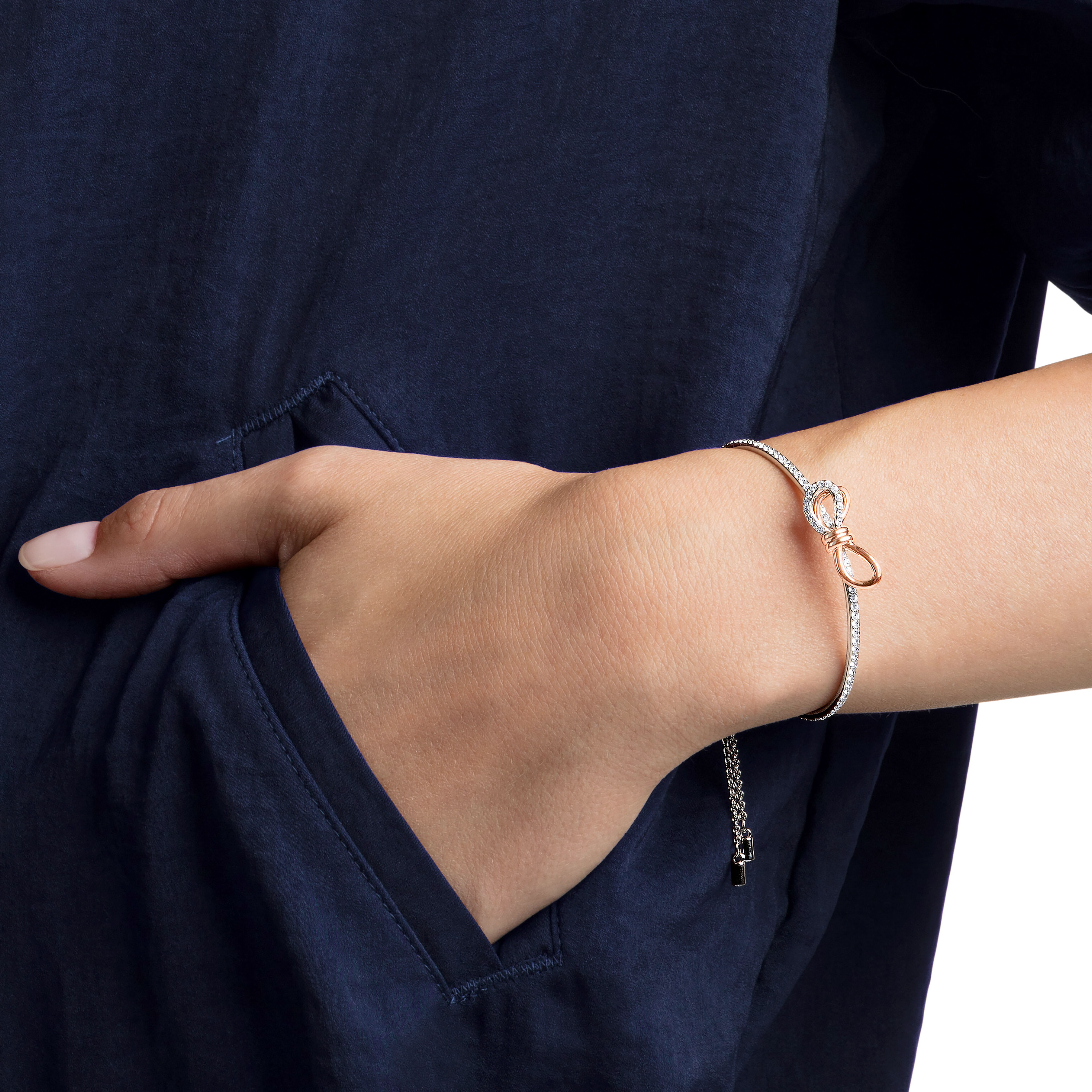 Swarovski bow new arrivals bangle