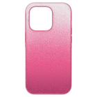 swarovski high smartphone case iphone 14 pro pink