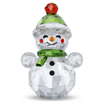 swarovski holiday cheers rocking snowman