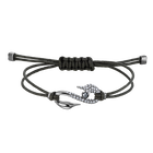 Swarovski Power Collection Hook Bracelet, Dark grey, Ruthenium plated