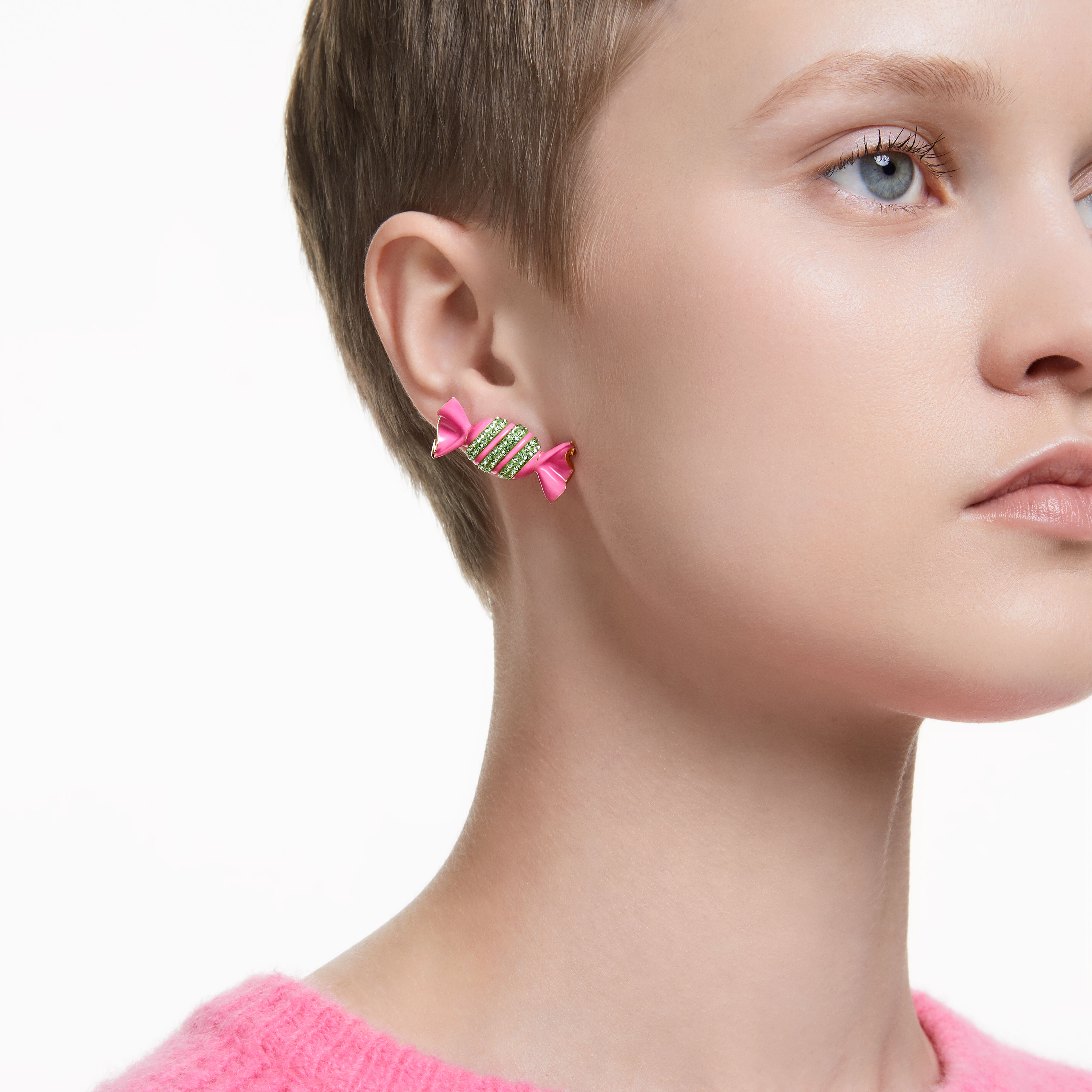 Swarovski lollipop earrings top