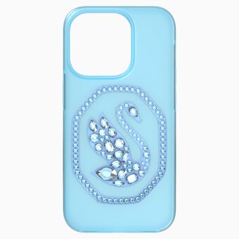 Signum smartphone case, Swan, iPhone® 14 Pro, Blue
