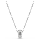 swarovski dextera pendant  white  gold tone plated