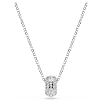 swarovski dextera pendant  white  gold tone plated