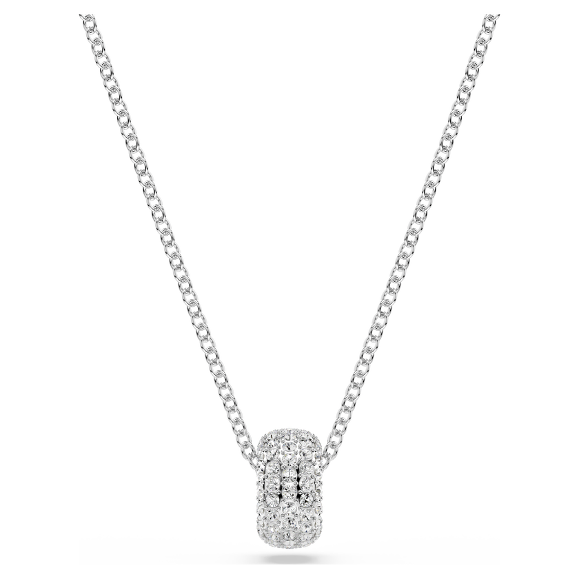 swarovski dextera pendant  white  rhodium plated