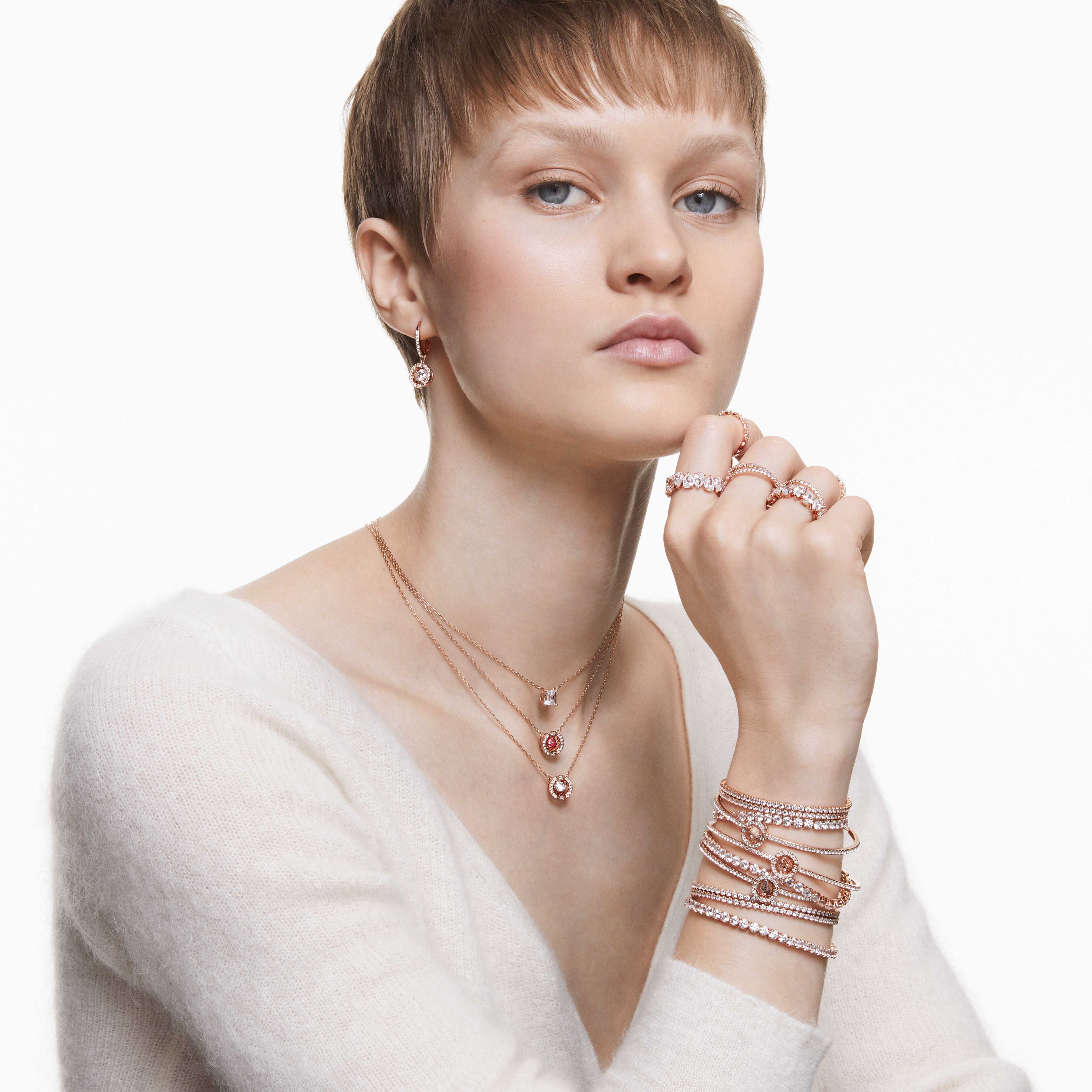 Swarovski tennis round deluxe bracelet discount