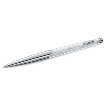 swarovski crystalline nova ballpoint pen silver tone chrome plated