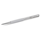 swarovski crystalline silk ballpoint pen white white lacquered chrome plated