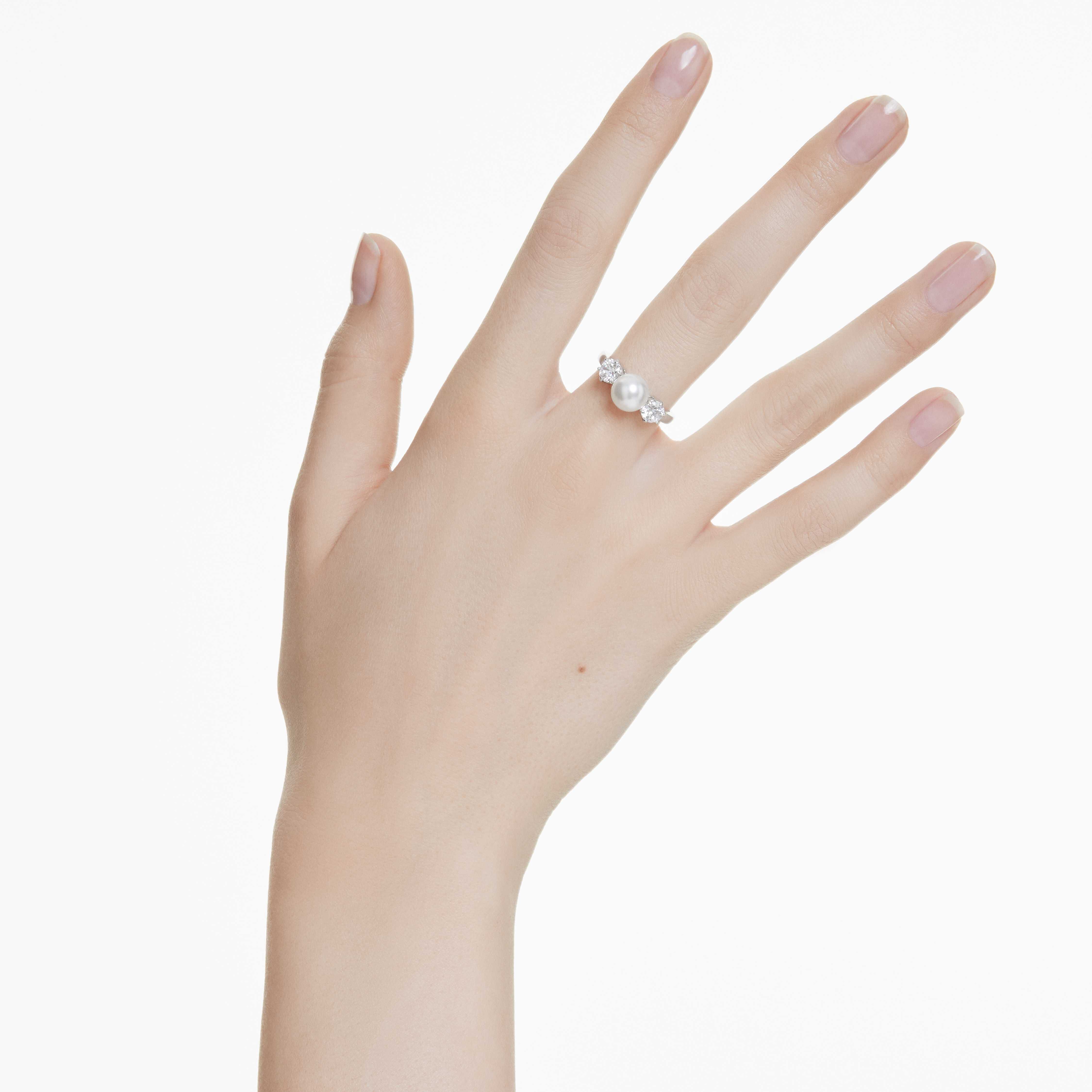 Pearl ring swarovski on sale
