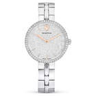 swarovski cosmopolitan watch  swiss made  metal bracelet  silver tone  stainless steel
