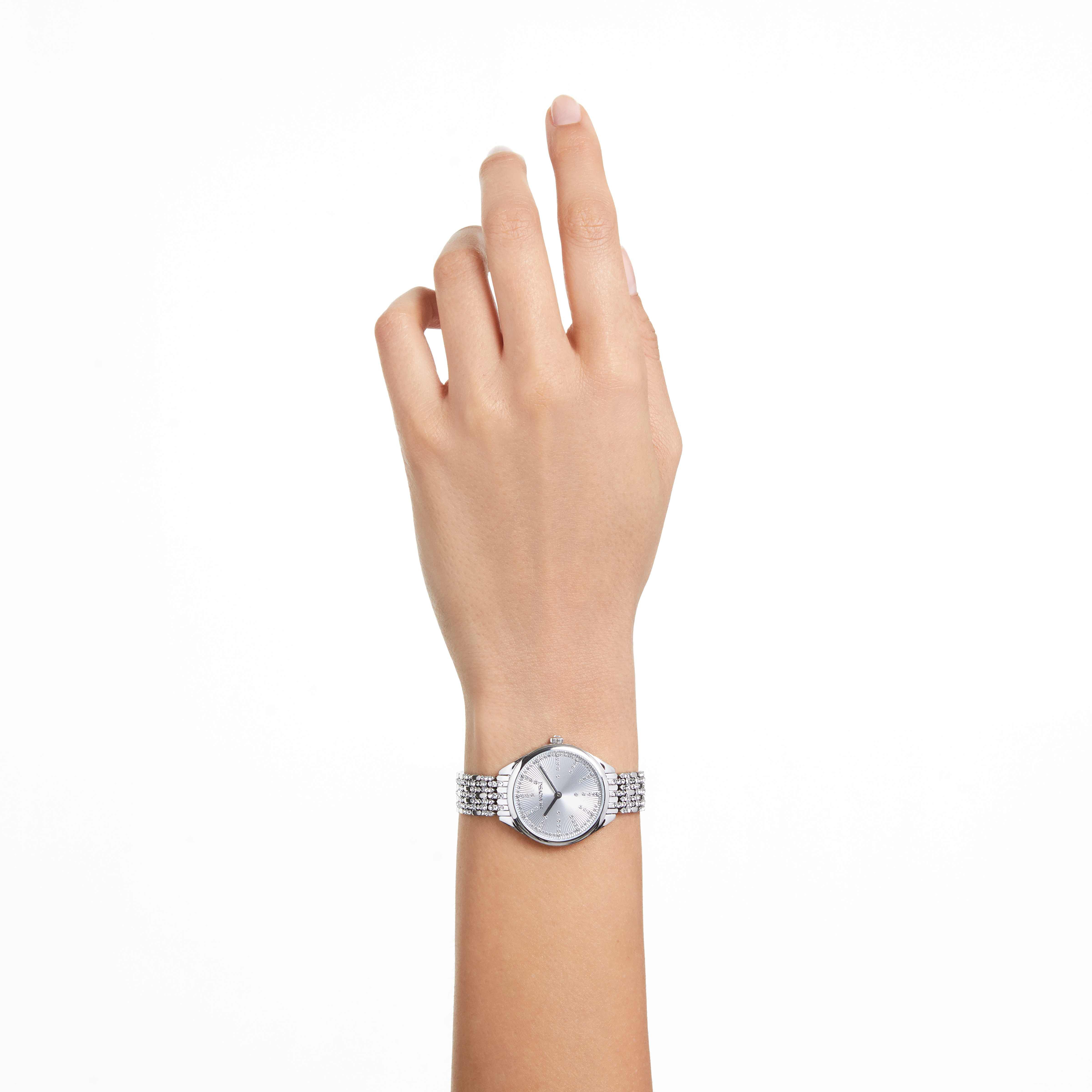 Swarovski silver watch online