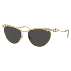 swarovski sunglasses oval shape sk7017 gold tone