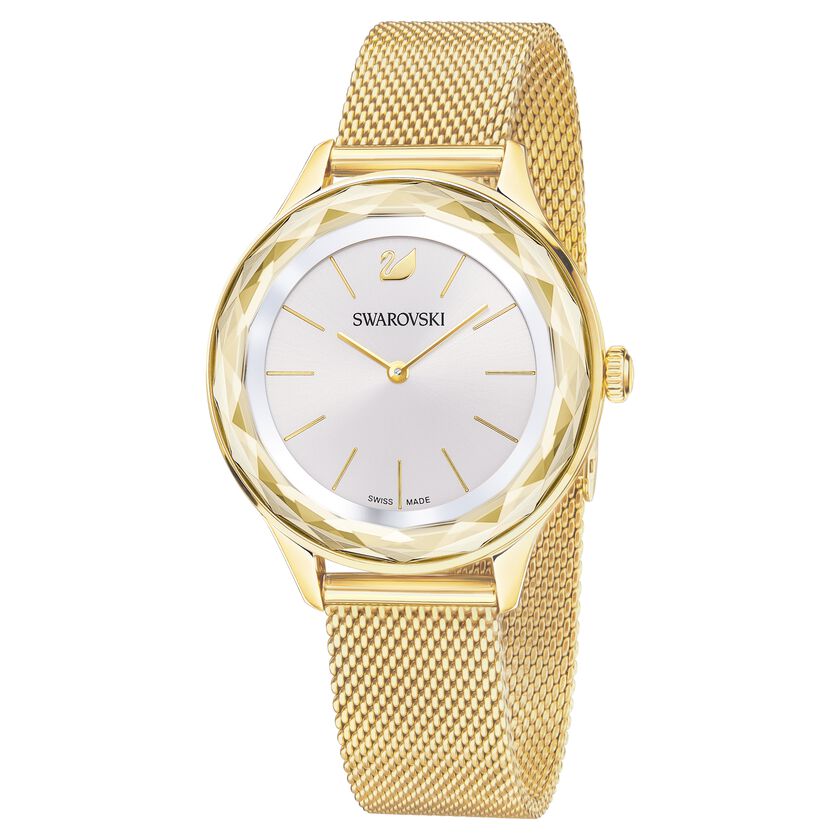 Octea Nova Watch, Milanese bracelet, Gold-tone PVD