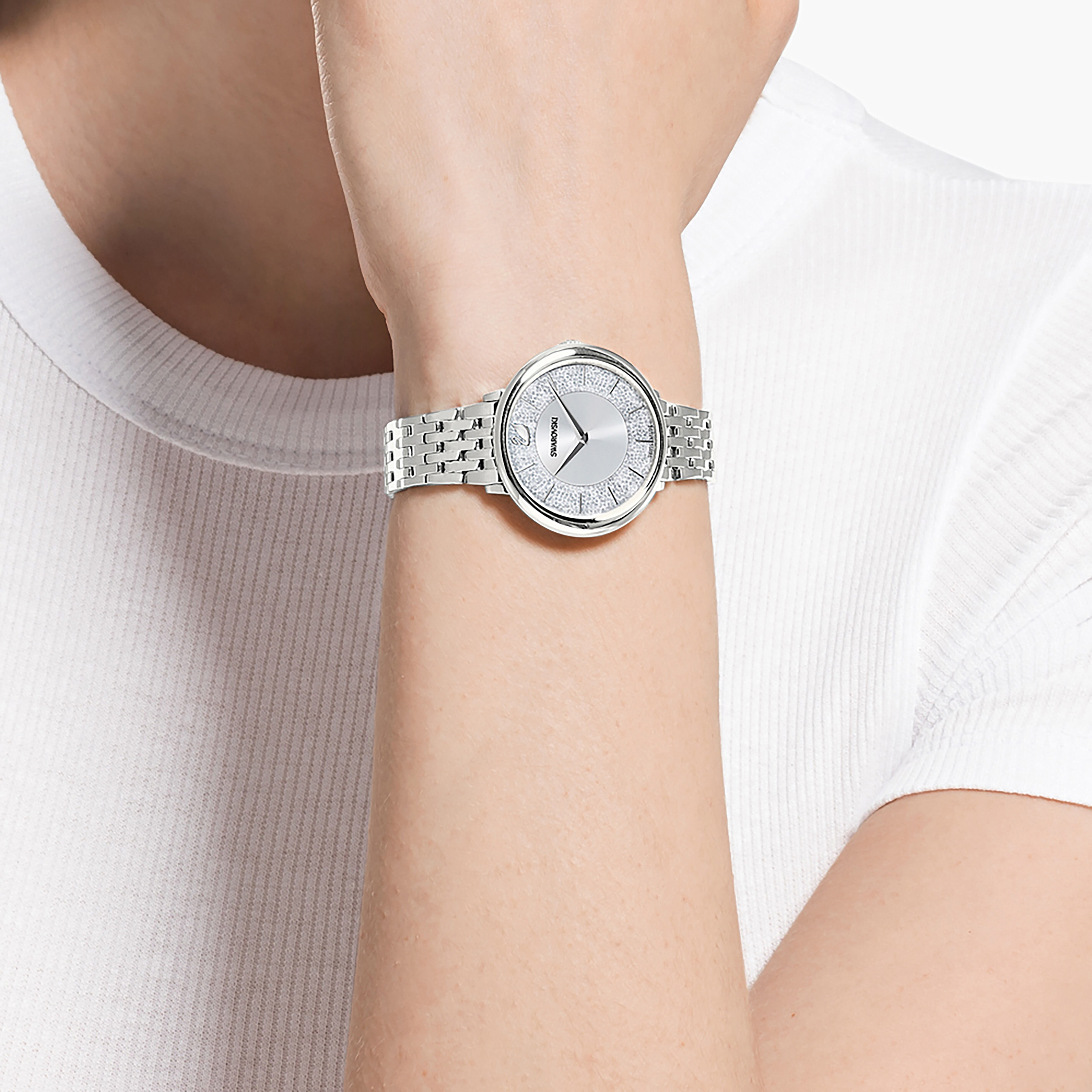 Swarovski watch with bracelet new arrivals