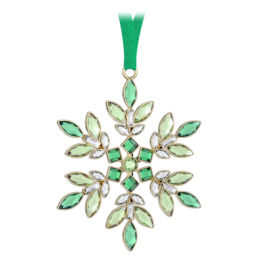 swarovski gema holiday ornament  green