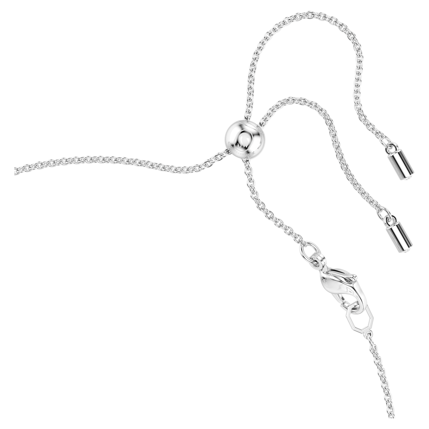 ariana grande x swarovski choker  crystal pearl  round cut  white  rhodium plated