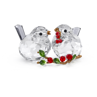 swarovski idyllia bird couple and berries