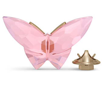 swarovski jungle beats butterfly magnet  pink  large