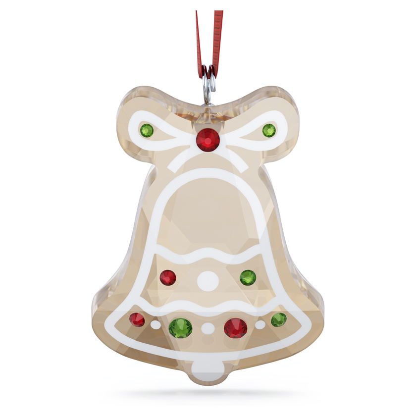 swarovski holiday cheers gingerbread bell ornament