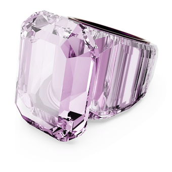 swarovski lucent cocktail ring pink