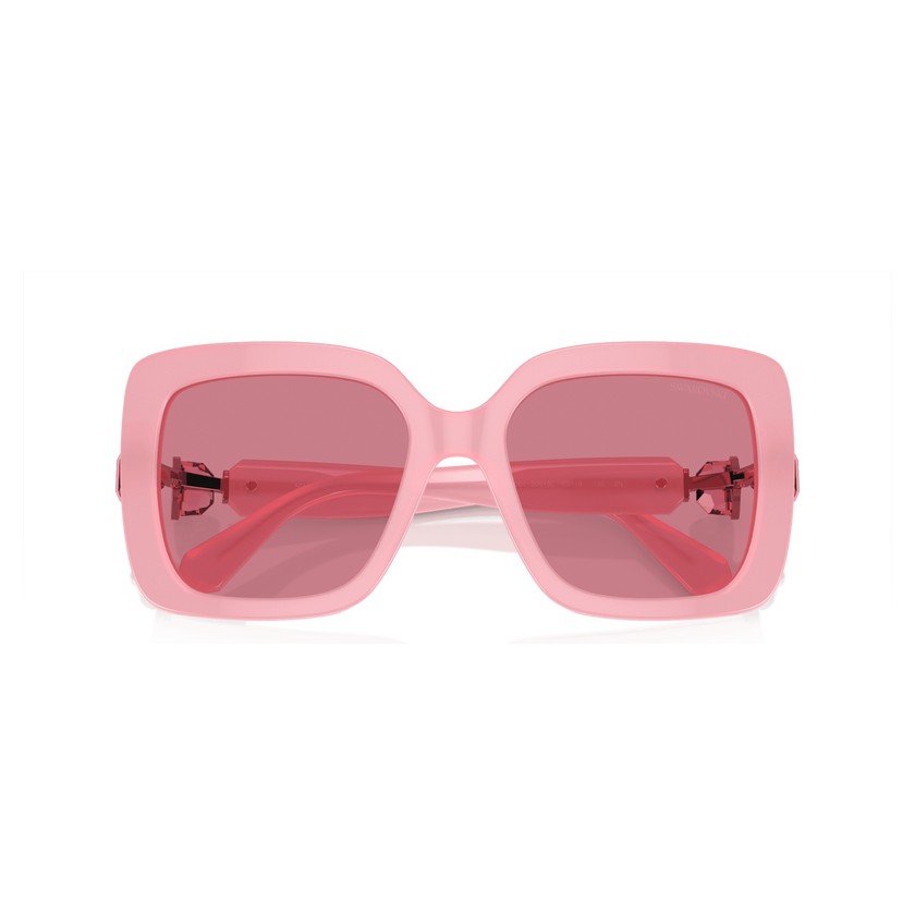 swarovski sunglasses  oversized  square shape  sk0061el  pink